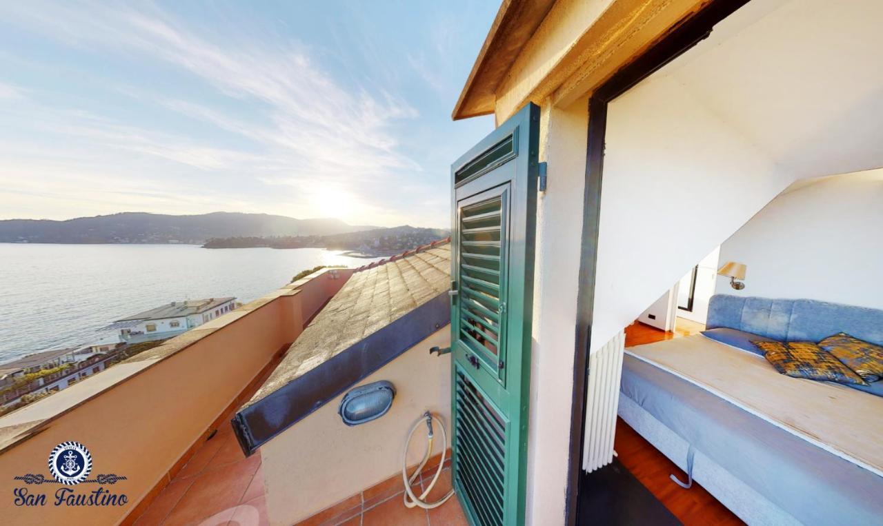 Welcome Riviera - Attico San Faustino 165 Mq Piu 110 Mq Di Terrazza- In Villa 700 ,Vista Mare Strepitosa-100 M Dalla Spiaggia-Parking Esclusivo Rapallo Dış mekan fotoğraf