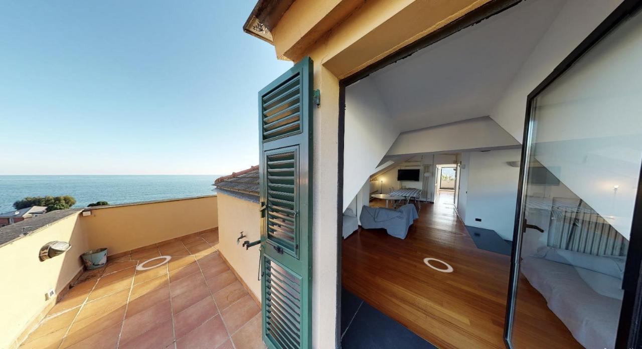 Welcome Riviera - Attico San Faustino 165 Mq Piu 110 Mq Di Terrazza- In Villa 700 ,Vista Mare Strepitosa-100 M Dalla Spiaggia-Parking Esclusivo Rapallo Dış mekan fotoğraf