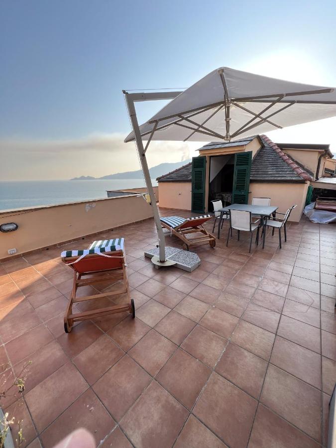 Welcome Riviera - Attico San Faustino 165 Mq Piu 110 Mq Di Terrazza- In Villa 700 ,Vista Mare Strepitosa-100 M Dalla Spiaggia-Parking Esclusivo Rapallo Dış mekan fotoğraf